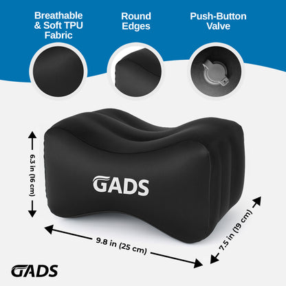 Premium Inflatable Knee Pillow – Ultimate Comfort for Side Sleepers, Ideal for Travel, Orthopedic Relief for Sciatica, Hip & Joint Pain – Lightweight, Adjustable Firmness Leg Support Pillow